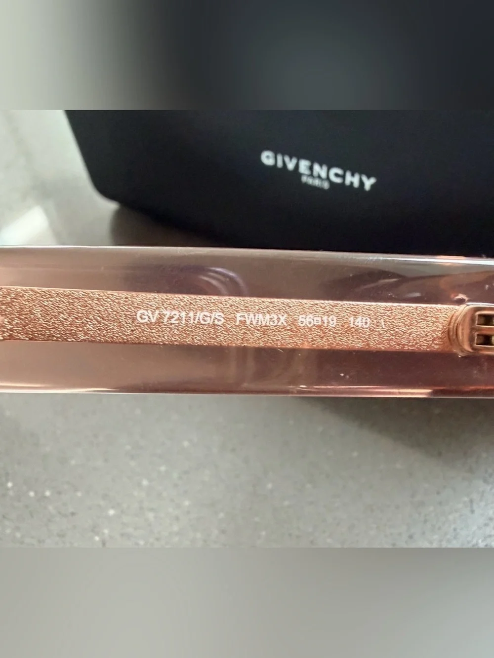 Givenchy GV 7211/G/S Pink Oversized Square Sunglasses 56mm